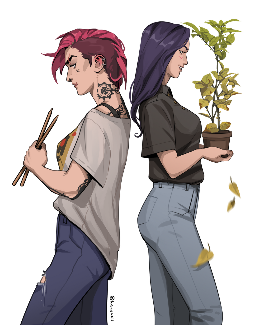 Vi and Caitlyn